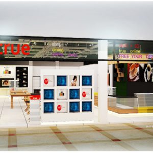 ร้านทรู Trueshop ออกแบบตกแต่งภายใน interior design